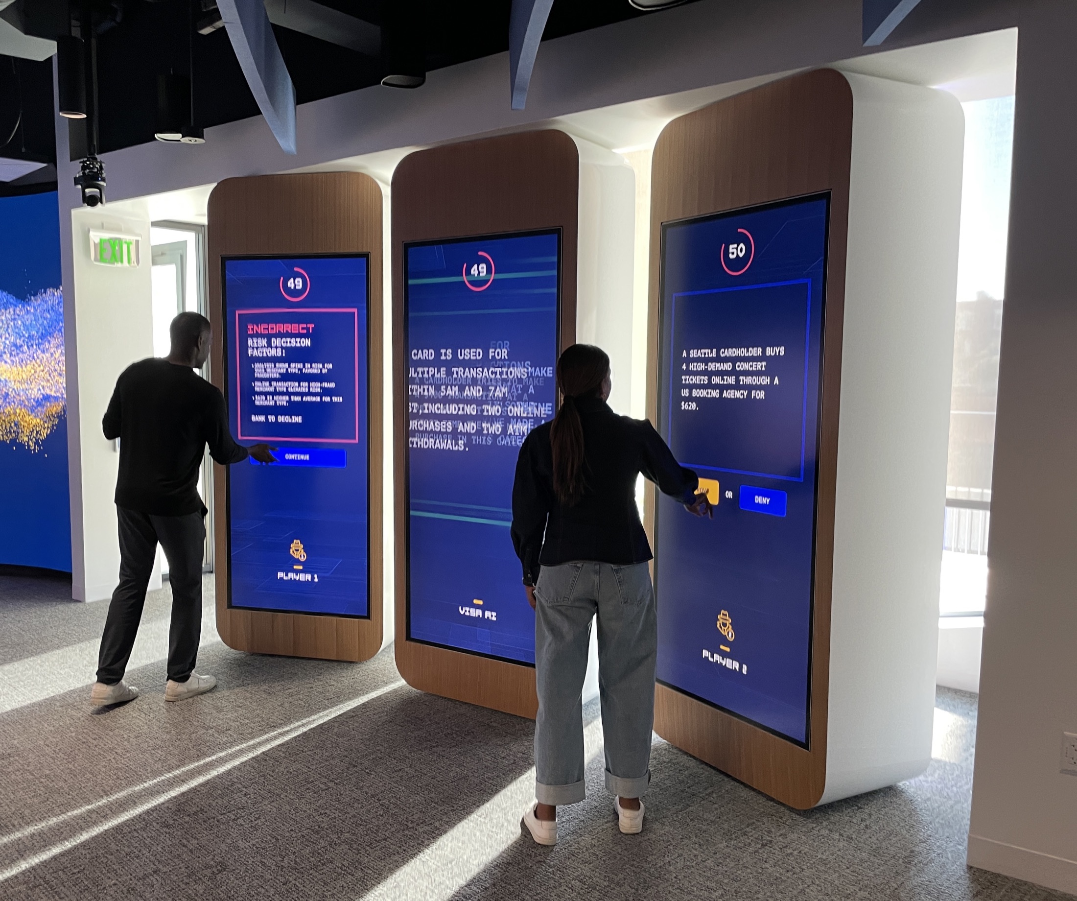Gamification can add to guests' understanding of complex topics, like AI powered fraud detection.